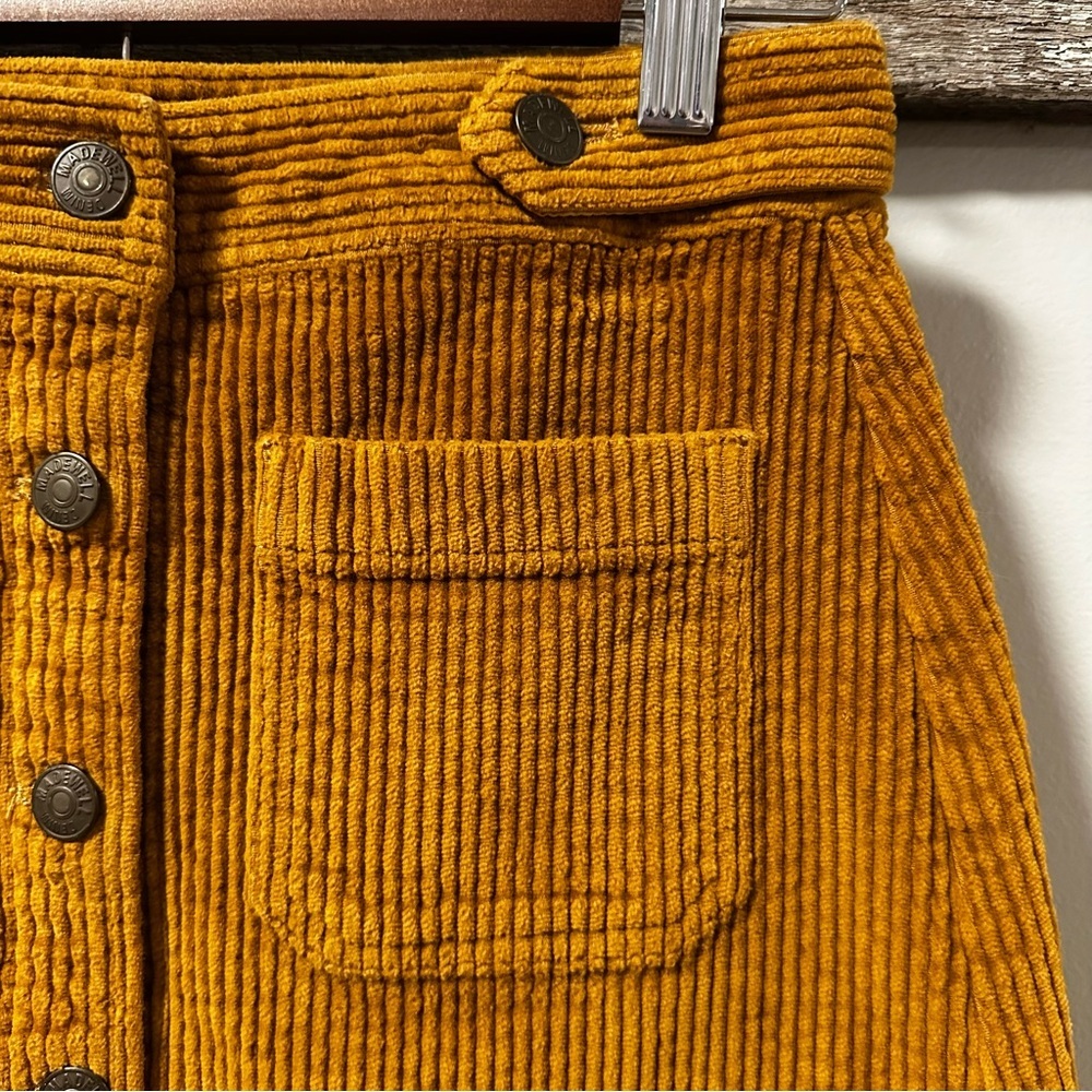 Madewell Corduroy A-Line Mini Skirt: Patch Pocket Edition - Picture 5 of 12
